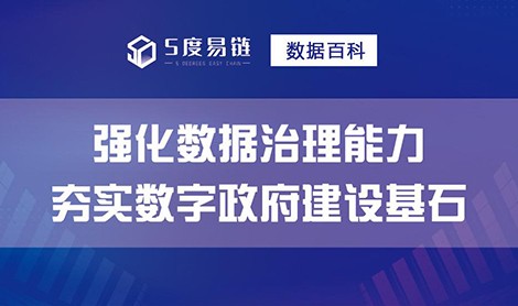 數據治理應用場景之“夯實數字政府建設基石”！